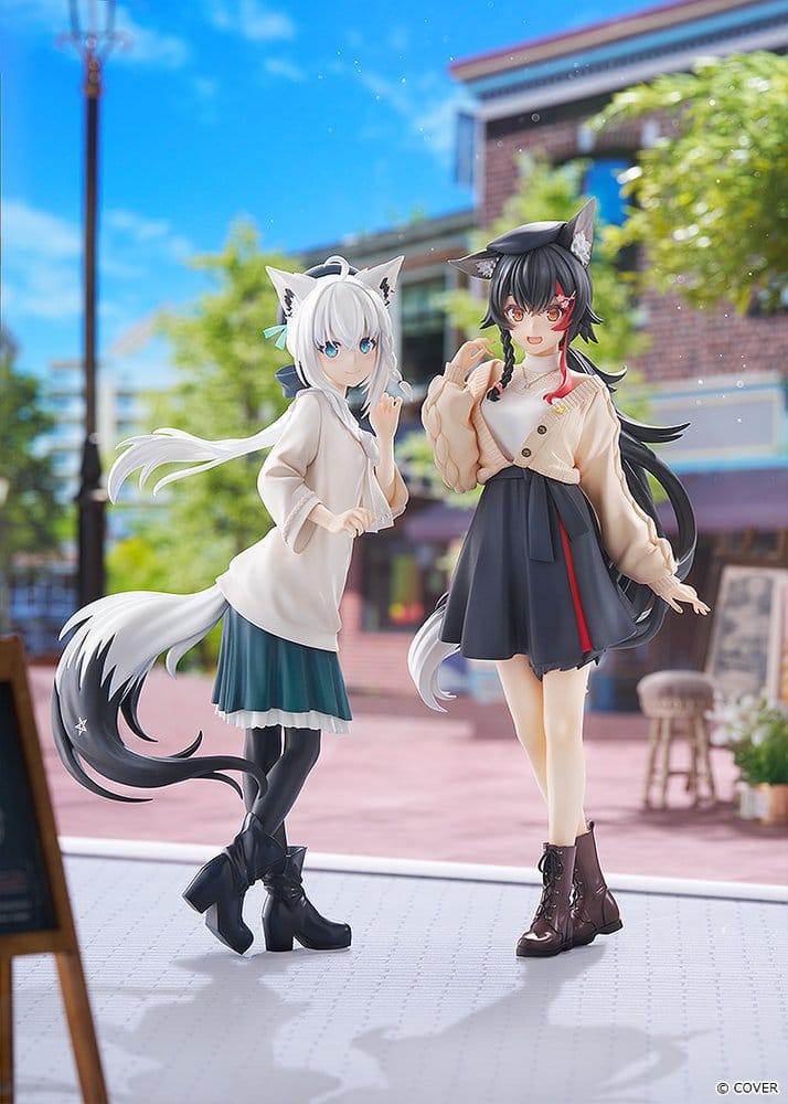 Hololive Production G.S. Collection PVC Figure 1/7 Ookami Mio Date Style - Street Outfit Ver. 24 cm - MangaShop.ro