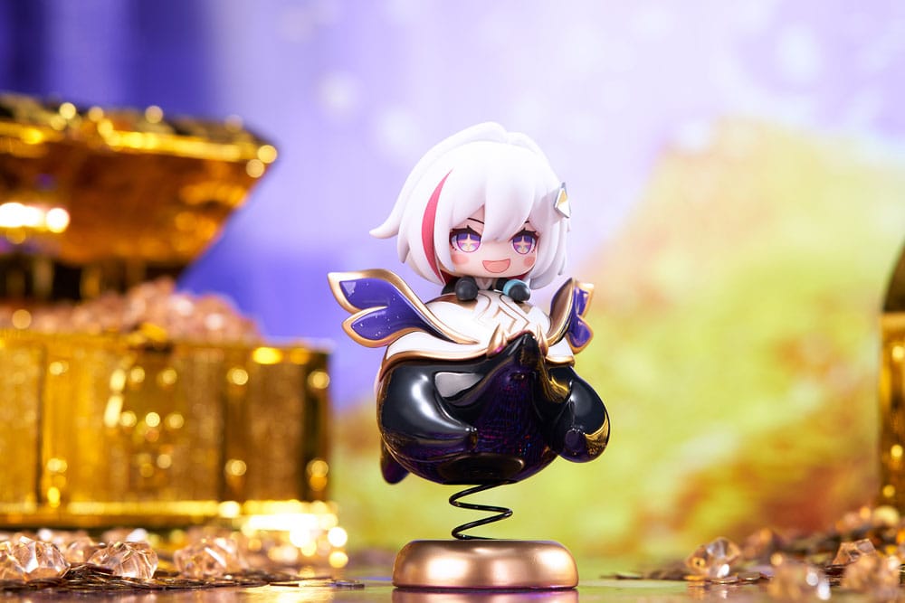 Honkai: Star Rail PVC Statue Hu Tao Chibi Topaz & Numby Chibi Chara Yurayura Stand 10 cm - MangaShop.ro