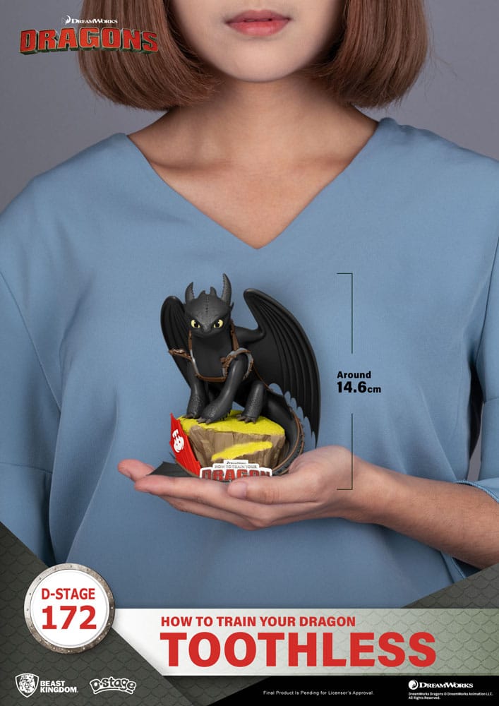 How To Train Your Dragon toothless Statue 14 cm - MangaShop.ro