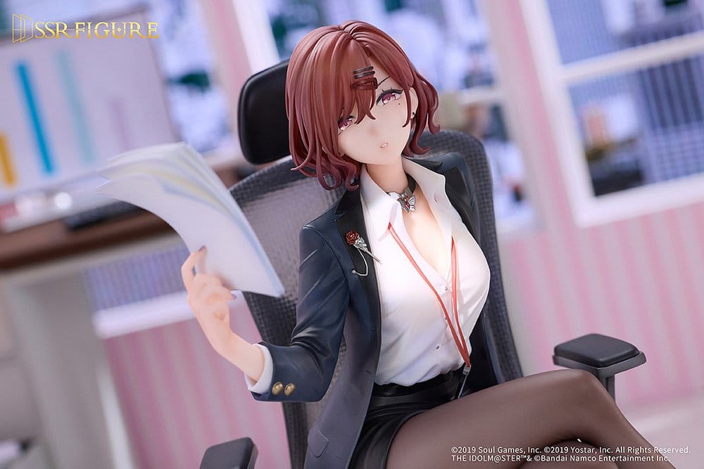 The Idolmaster Shiny Colors x Mahjong Soul PVC Figure 1/7 Madoka Higuchi Effortless Work Ver. 21 cm - MangaShop.ro