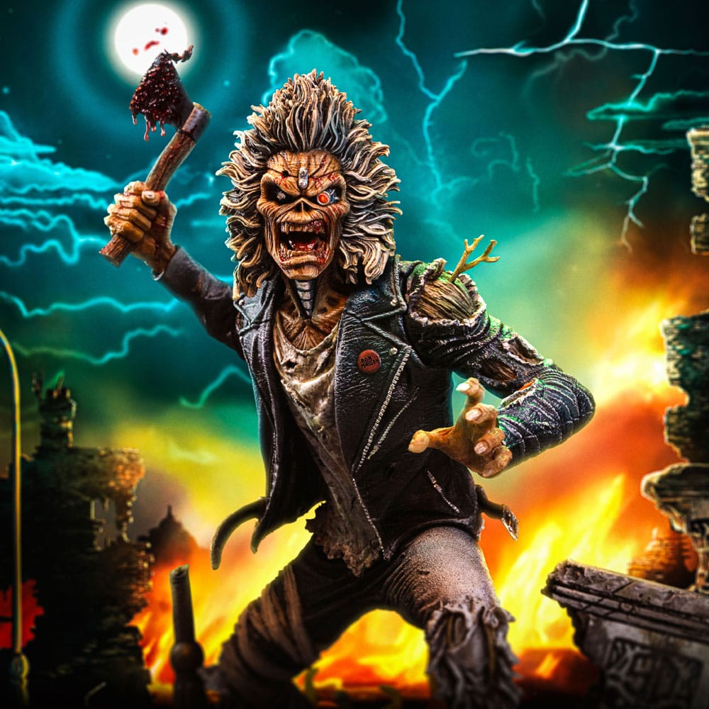 Iron Maiden Art Scale Statue 1/10 Eddie 50th Year Anniversary 22 cm - MangaShop.ro