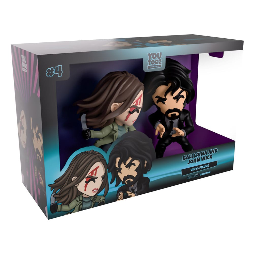 John Wick: Ballerina Vinyl Figures 2-Pack Ballerina & John Wick 11 cm - MangaShop.ro