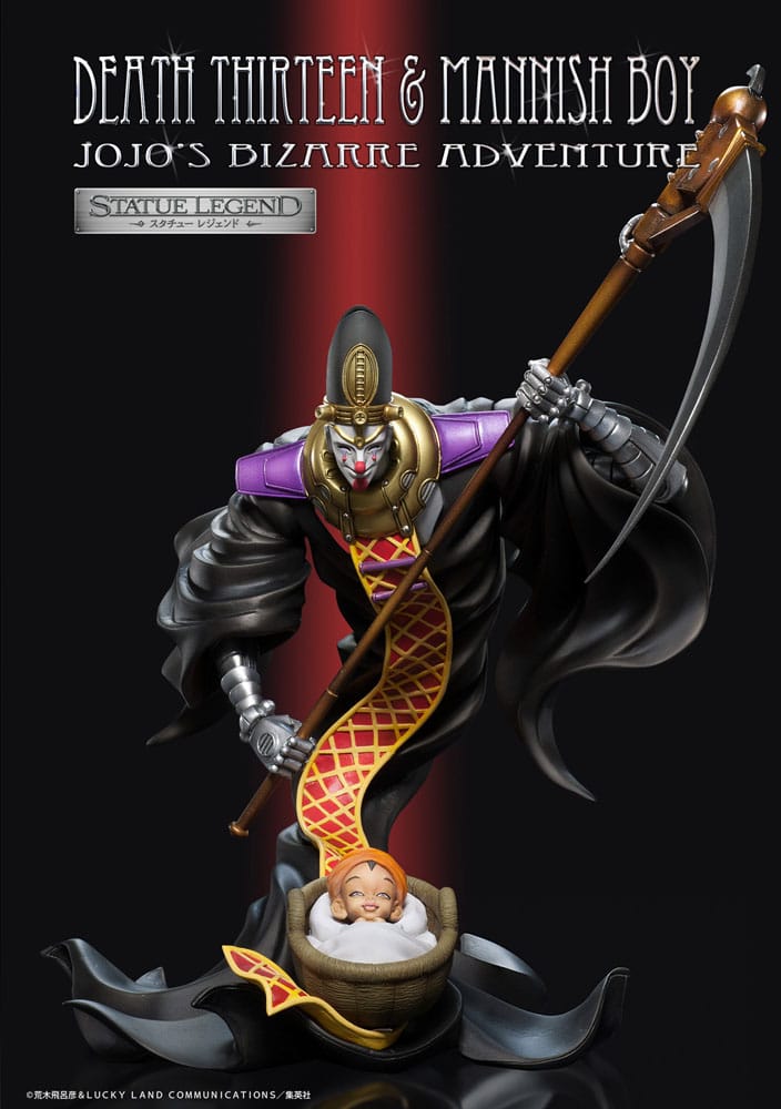 JoJo's Bizarre Adventure Statue Legend PVC Statue Death Thirteen & Mannish Boy 17 cm - MangaShop.ro