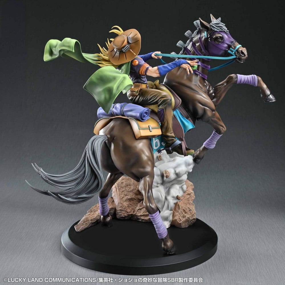 JoJo's Bizarre Adventure: Steel Ball Run Figure Gyro Zeppeli & Valkyrie 31 cm - MangaShop.ro