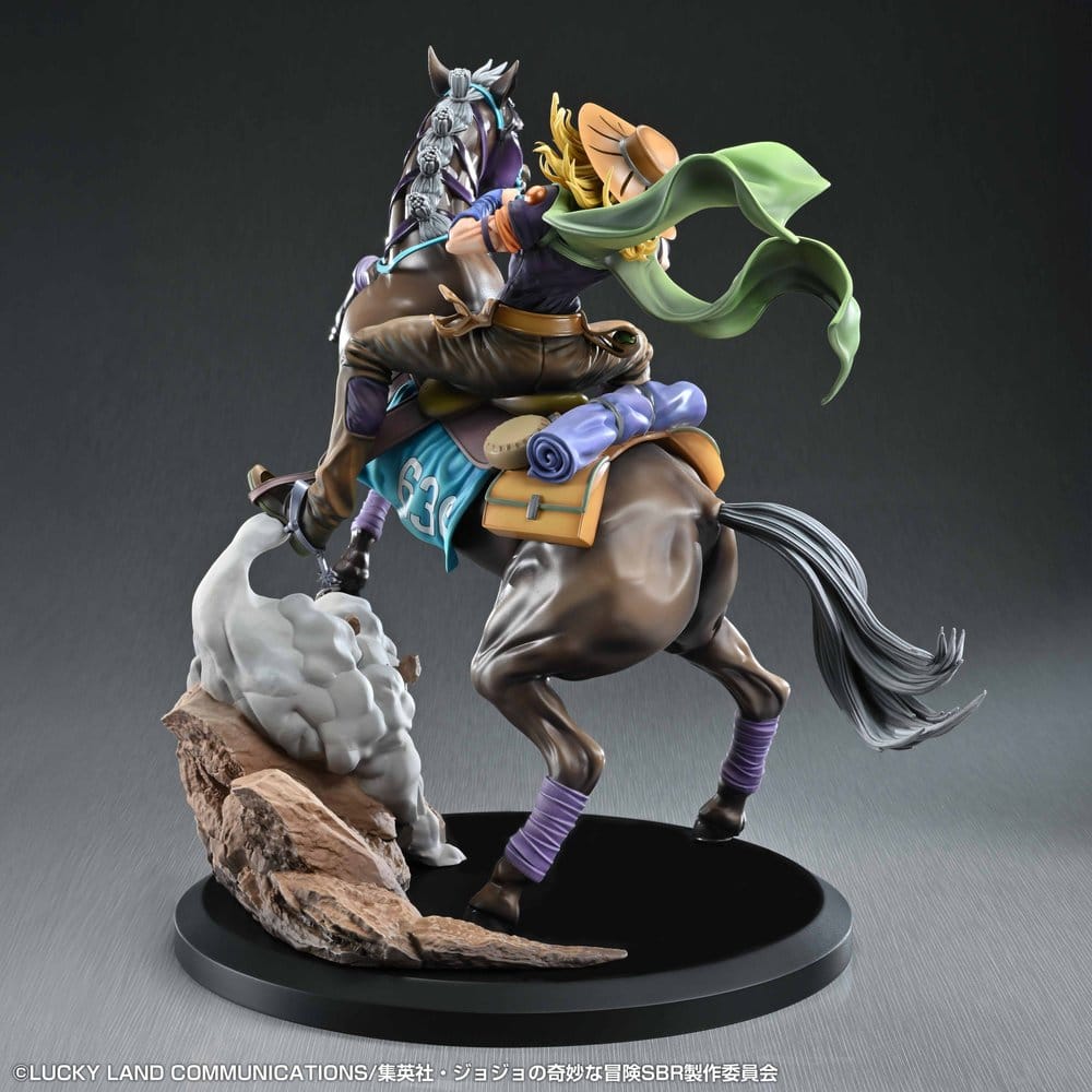 JoJo's Bizarre Adventure: Steel Ball Run Figure Gyro Zeppeli & Valkyrie 31 cm - MangaShop.ro