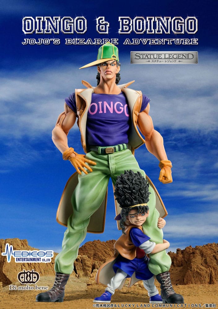 JoJo's Bizarre Adventure Statue Legend PVC Statue Oingo & Boingo 19 cm - MangaShop.ro