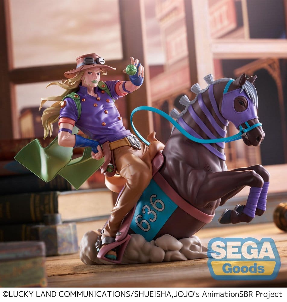 JoJo's Bizarre Adventure: Steel Ball Run XrossLinkMAX PVC Figure Gyro Zeppeli 18 cm - MangaShop.ro