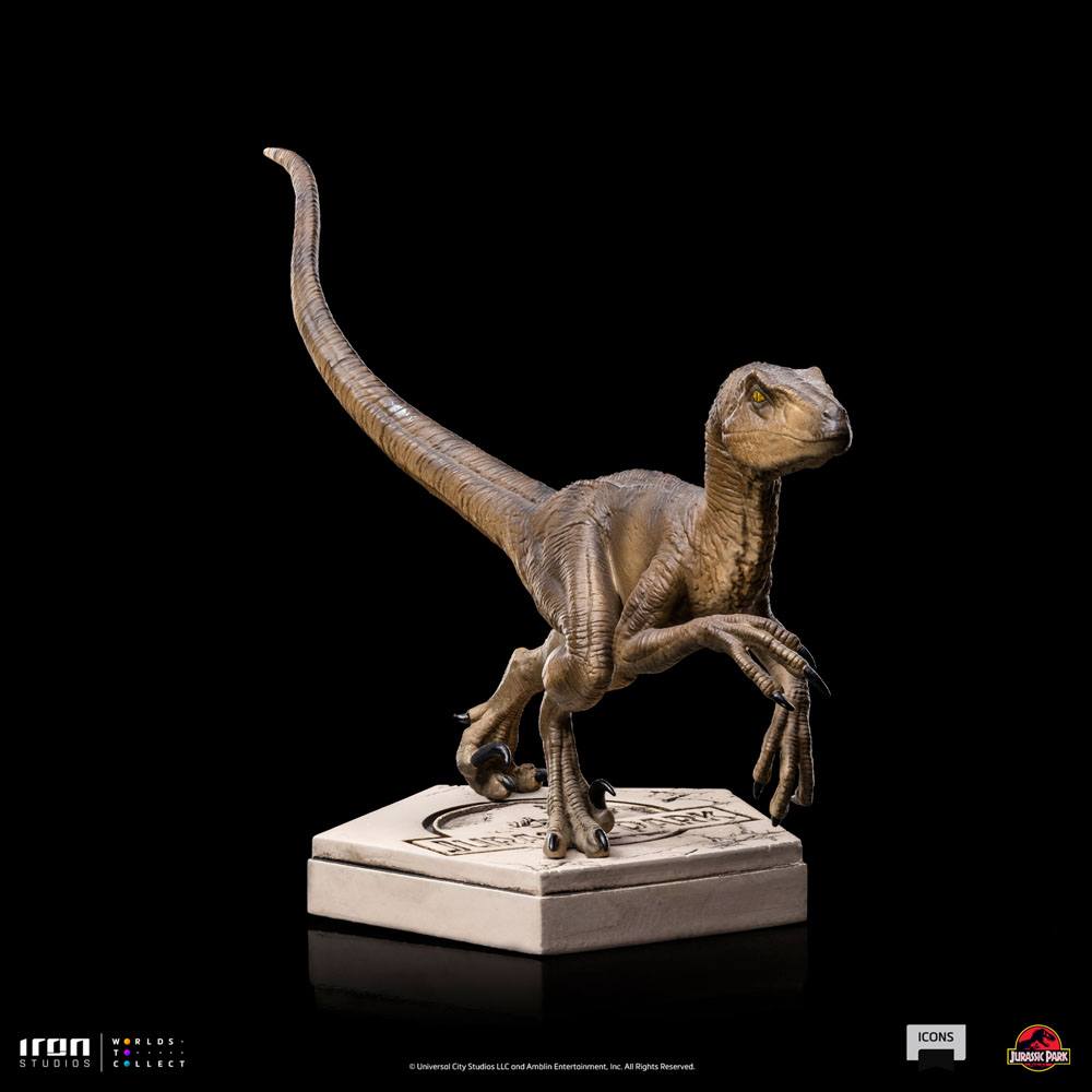 Jurassic World Icons Statue Velociraptor B 9 cm - MangaShop.ro