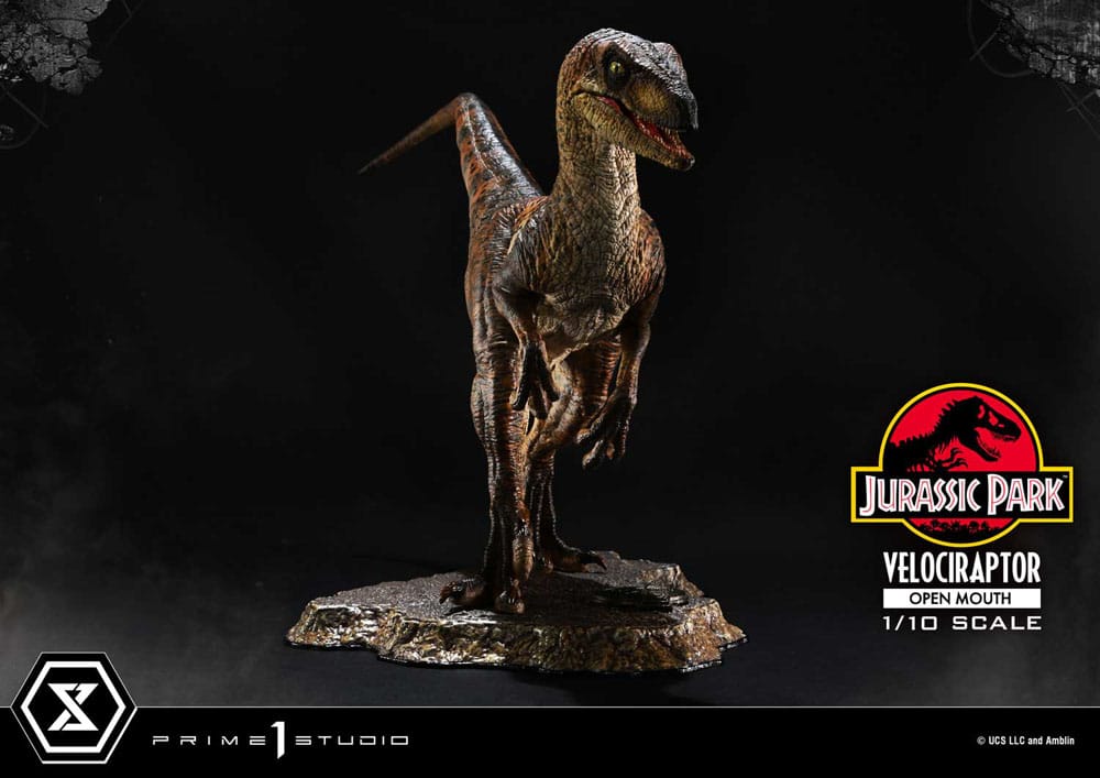 Jurassic Park Prime Collectibles Statue 1/10 Velociraptor Open Mouth 19 cm - MangaShop.ro