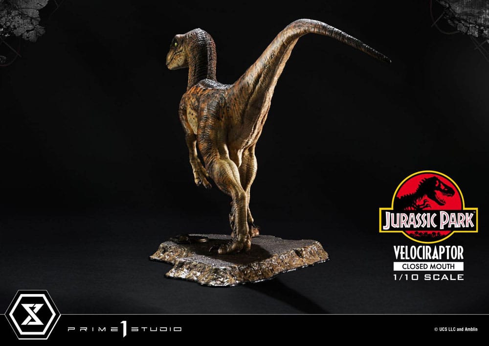 Jurassic Park Prime Collectibles Statue 1/10 Velociraptor Closed Mouth 19 cm - MangaShop.ro