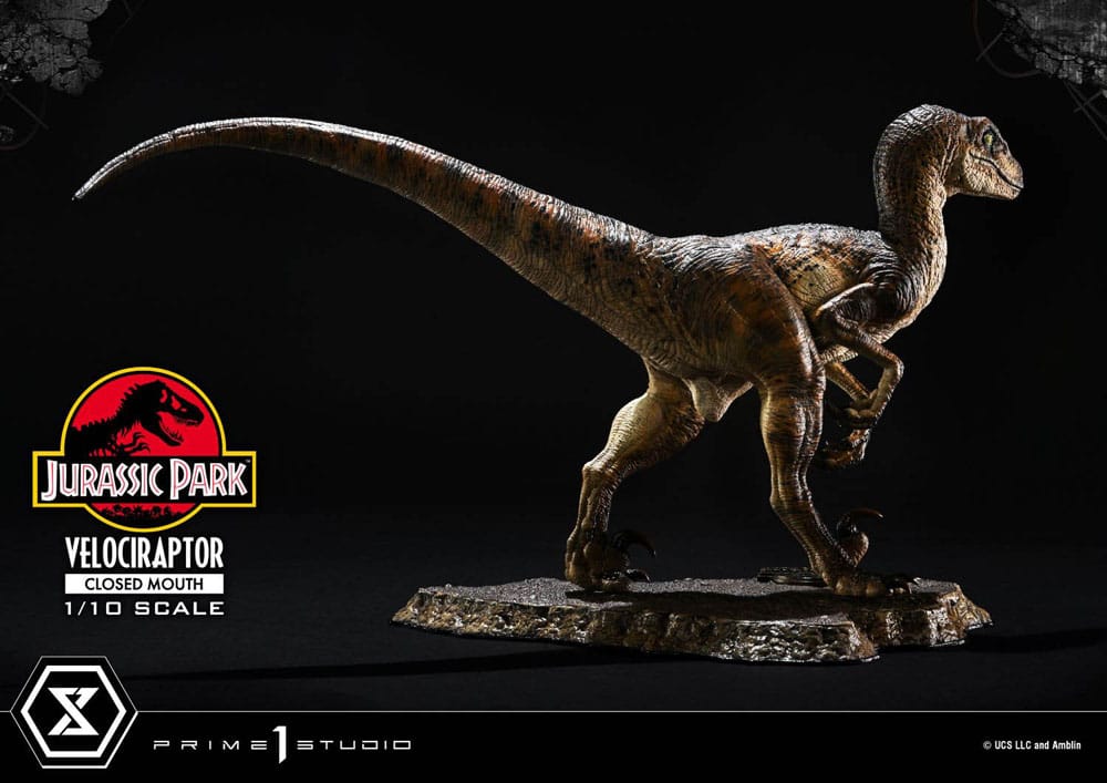 Jurassic Park Prime Collectibles Statue 1/10 Velociraptor Closed Mouth 19 cm - MangaShop.ro