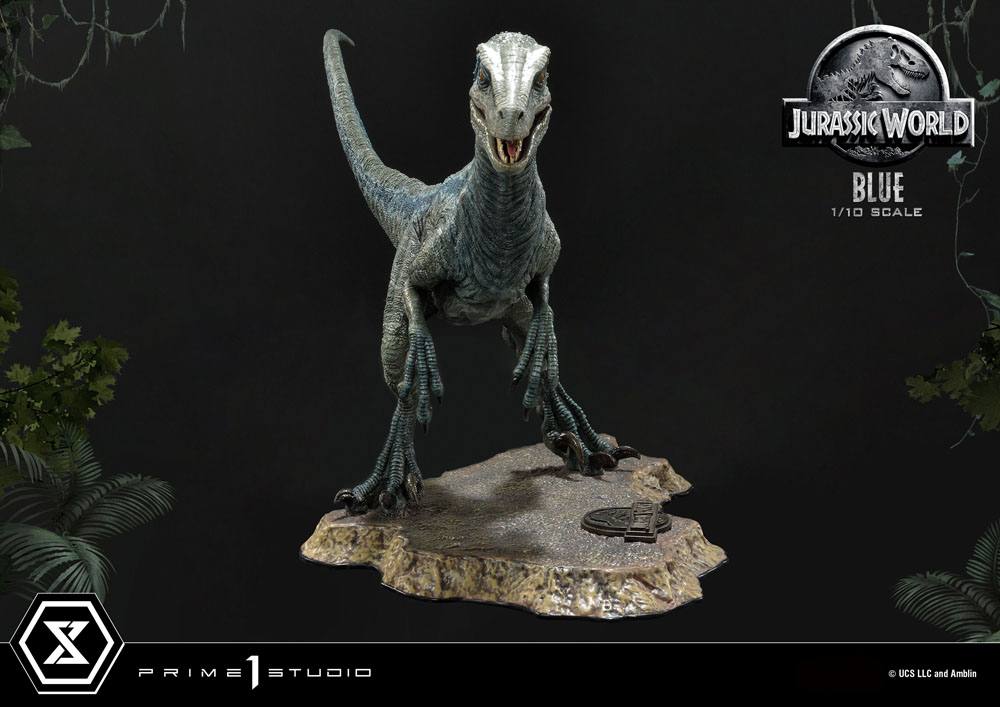 Jurassic World: Fallen Kingdom Prime Collectibles Statue 1/10 Blue (Open Mouth Version) 17 cm - MangaShop.ro