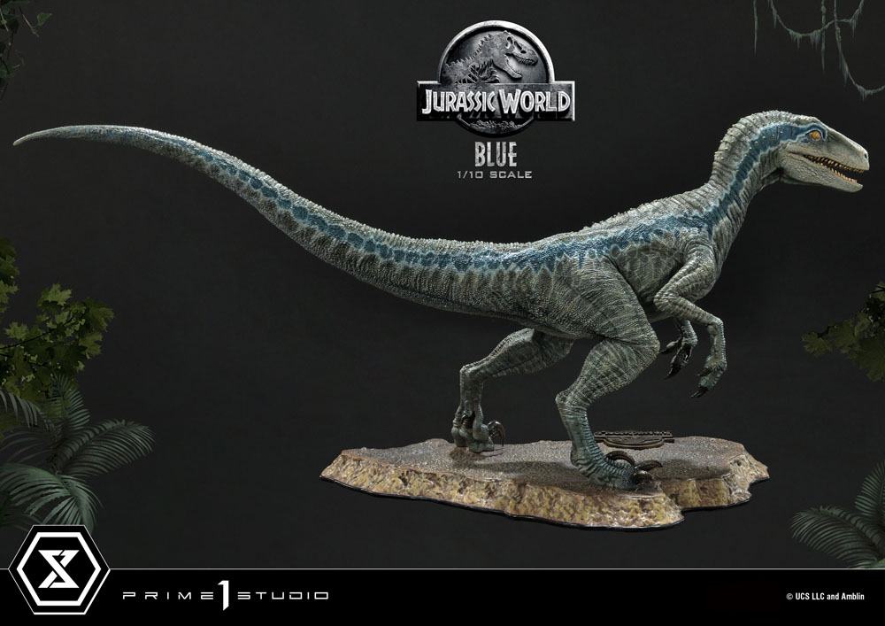 Jurassic World: Fallen Kingdom Prime Collectibles Statue 1/10 Blue (Open Mouth Version) 17 cm - MangaShop.ro