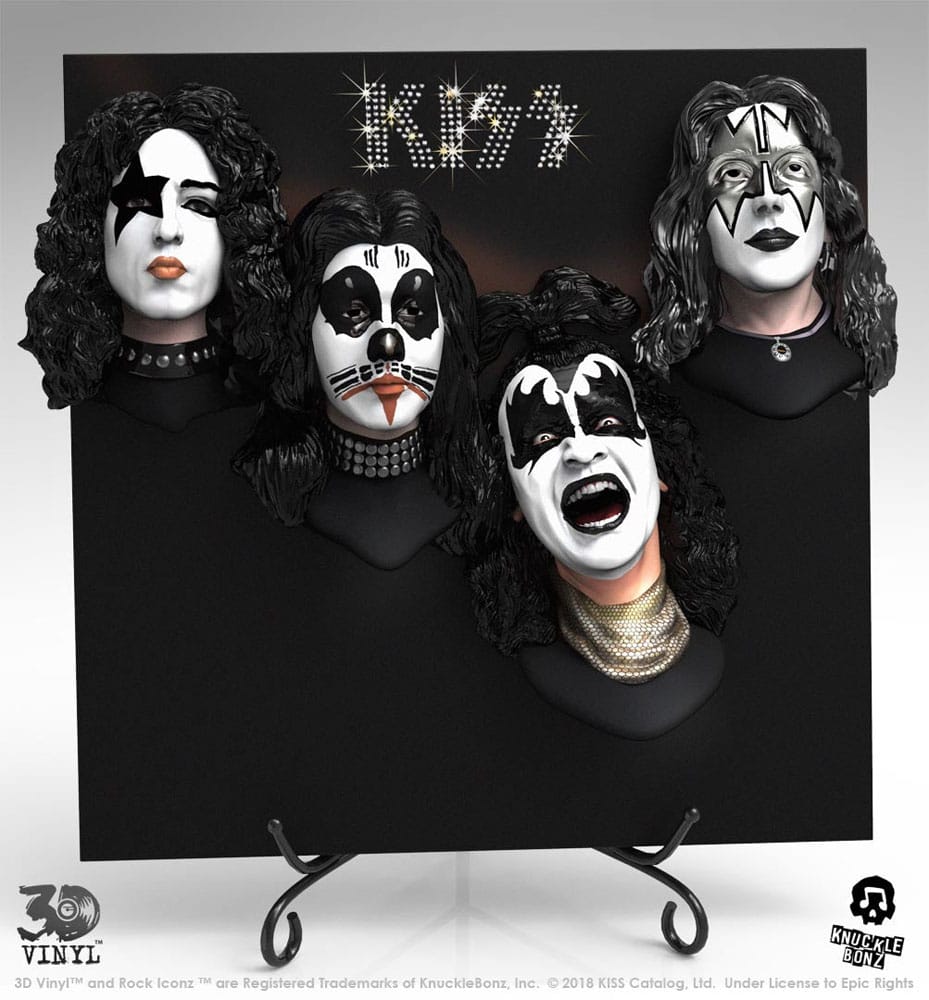 Kiss 3D Vinyl Statue Debut Album 30 cm - MangaShop.ro