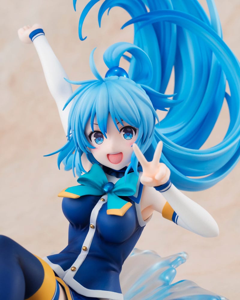 Konosuba God's blessing on this wonderful world! PVC Statue 1/7 Aqua: Sneaker Bunko 30th Anniversary Ver. (re-run) 19 cm - MangaShop.ro