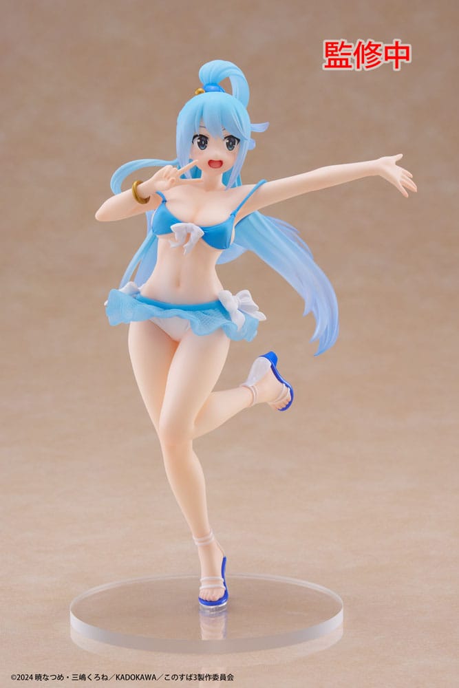 KonoSuba: God's Blessing on This Wonderful World! 3 Coreful PVC Statue Aqua Swimwear Ver. 18 cm - MangaShop.ro