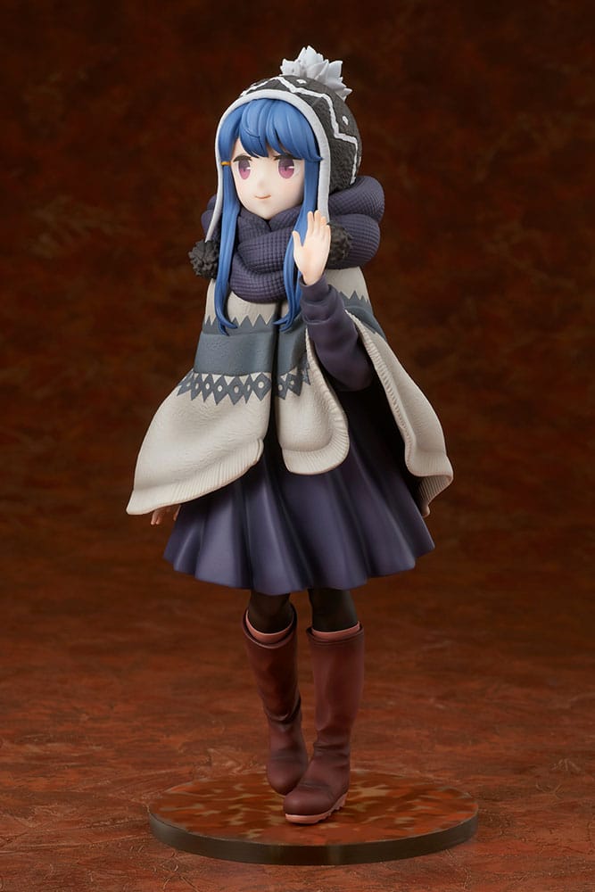 Laid-Back Camp Statue 1/7 Rin Shima Lake Shibire Camping Ver. 22 cm - MangaShop.ro