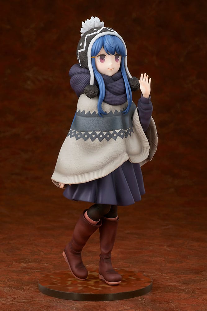 Laid-Back Camp Statue 1/7 Rin Shima Lake Shibire Camping Ver. 22 cm - MangaShop.ro