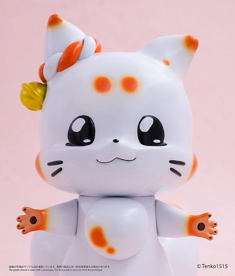 Little Fox with Two Tails Vinyl Figure Chibi Creature Tenko 15 cm - MangaShop.ro