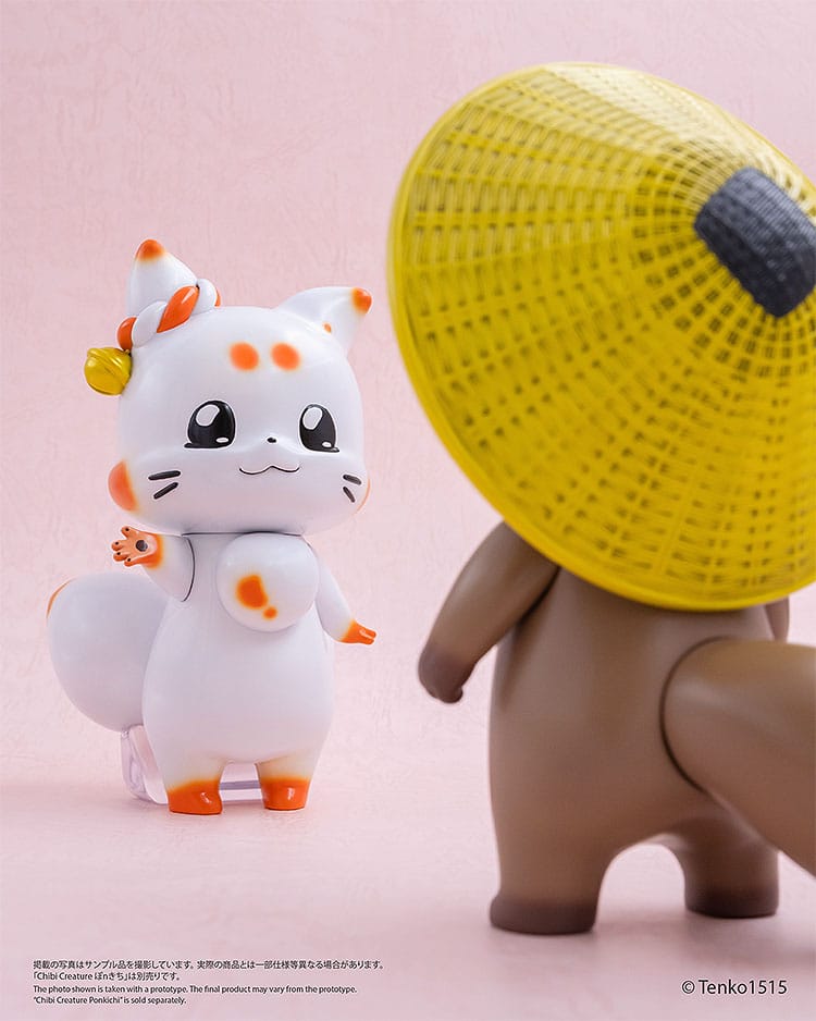 Little Fox with Two Tails Vinyl Figure Chibi Creature Tenko 15 cm - MangaShop.ro