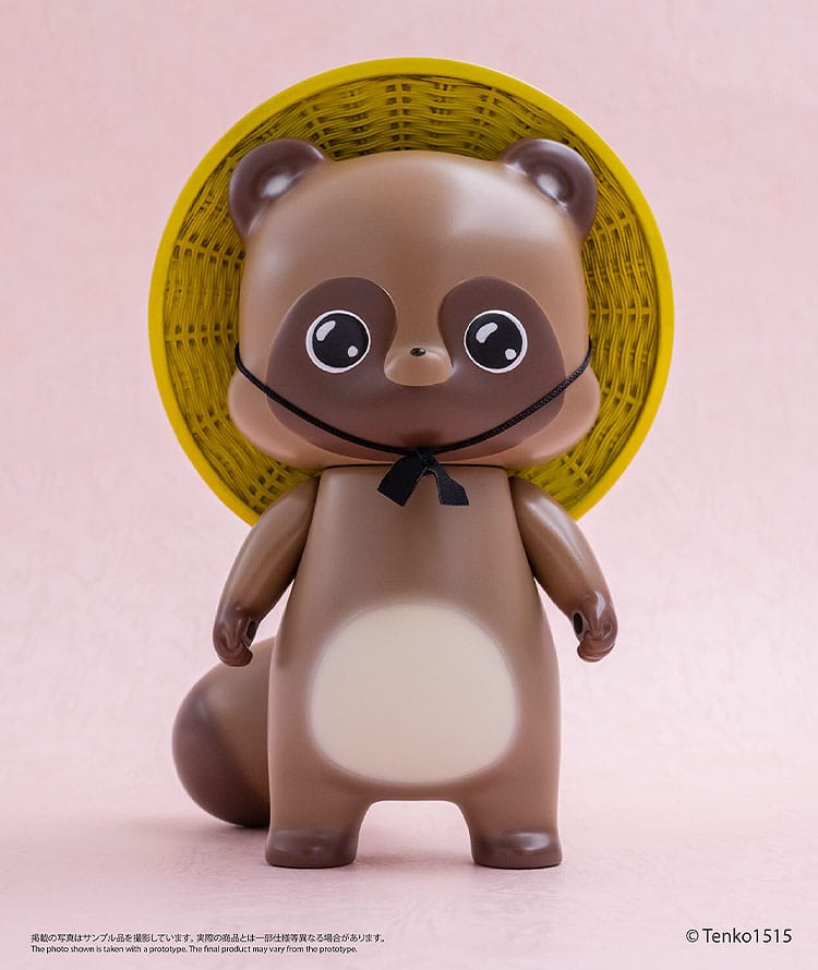 Little Fox with Two Tails Vinyl Figure Chibi Creature Ponkichi 15 cm - MangaShop.ro