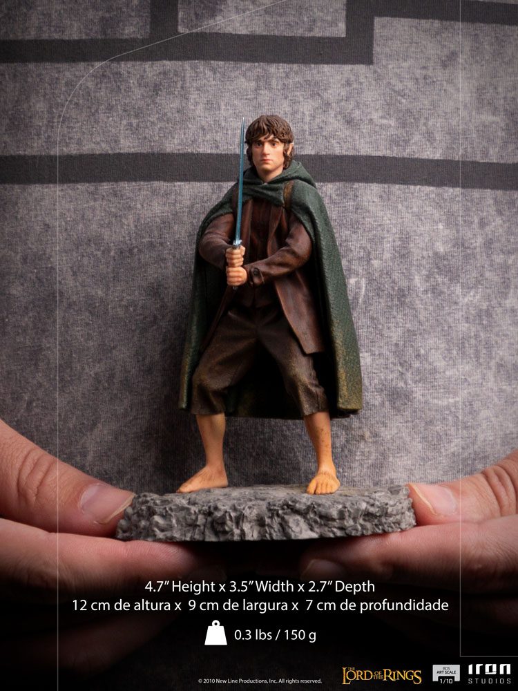 Lord Of The Rings BDS Art Scale Statue 1/10 Frodo 12 cm - MangaShop.ro
