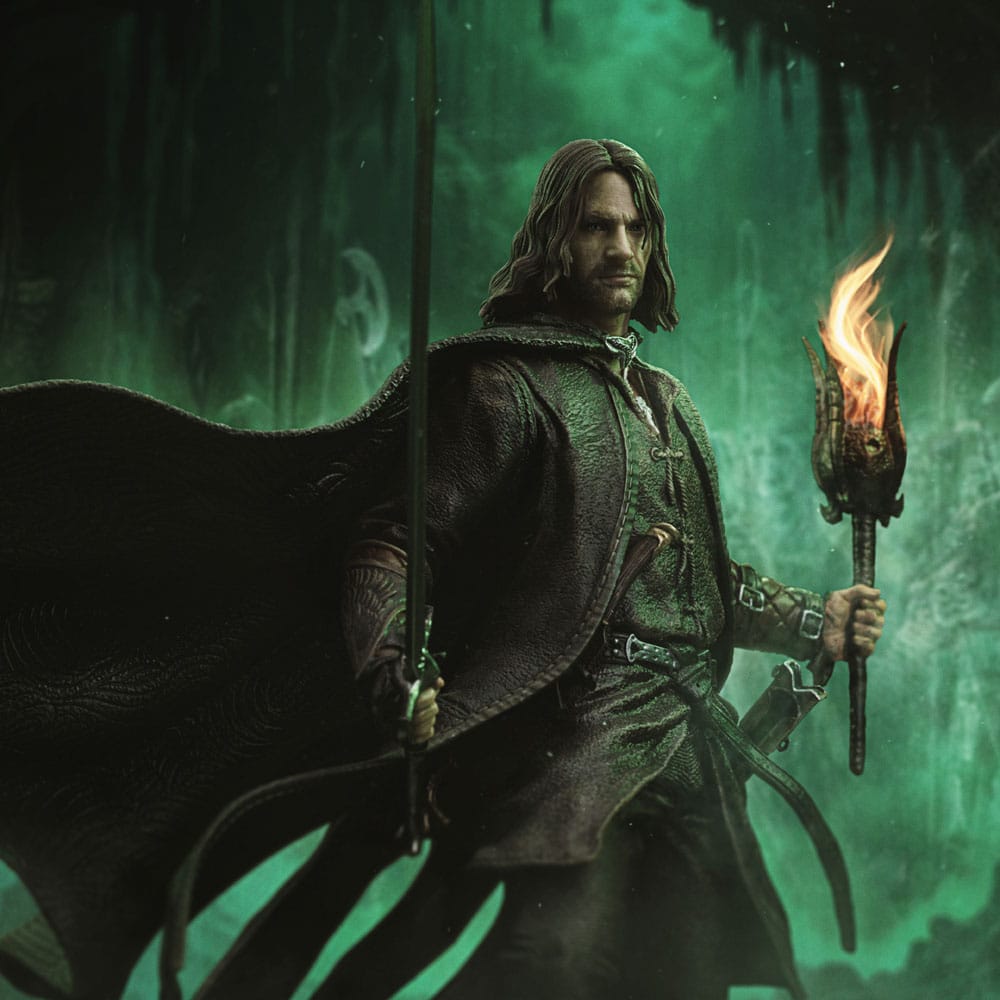 The Lord of the Rings Art Scale Statue 1/10 Aragorn Unleashed 31 cm - MangaShop.ro
