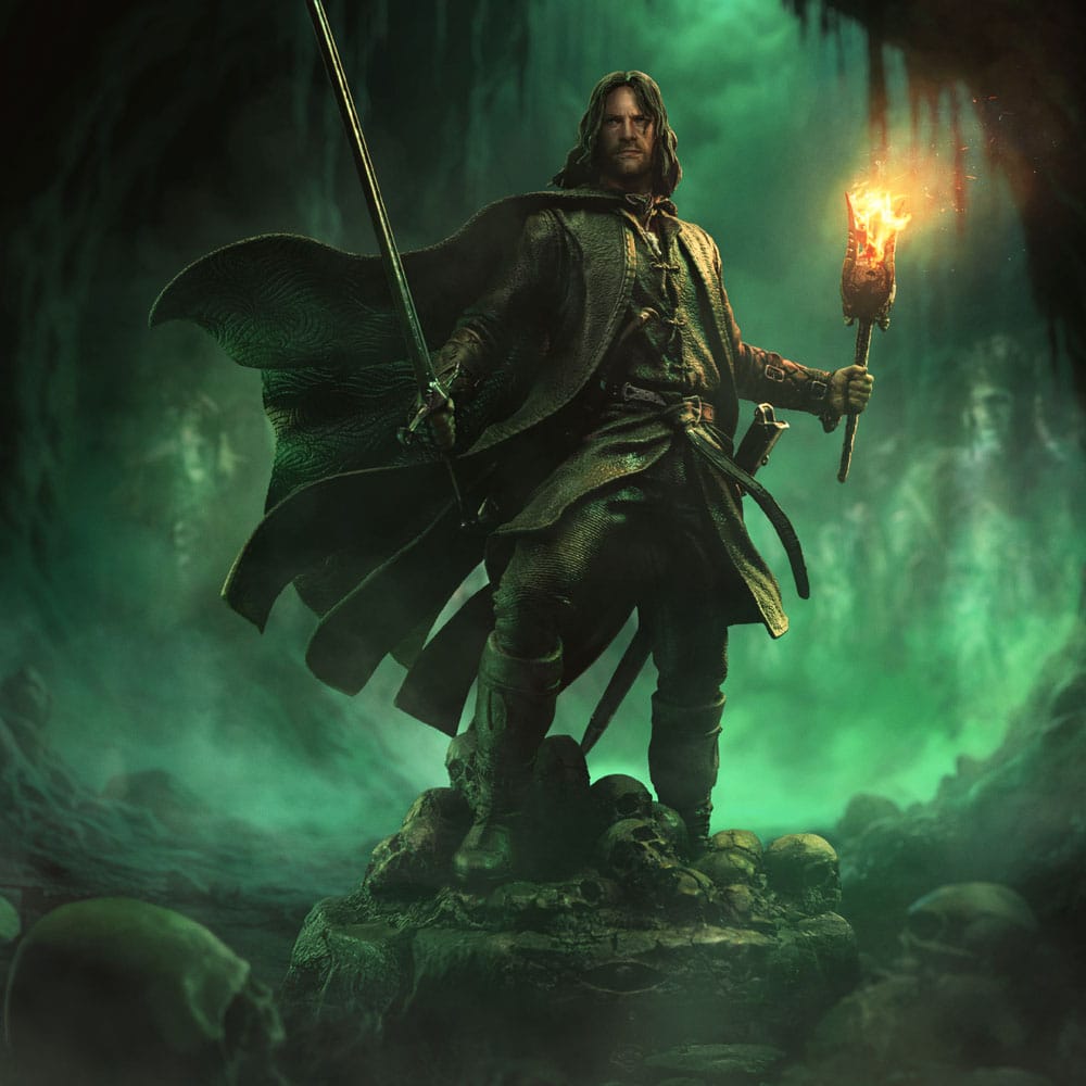The Lord of the Rings Art Scale Statue 1/10 Aragorn Unleashed 31 cm - MangaShop.ro