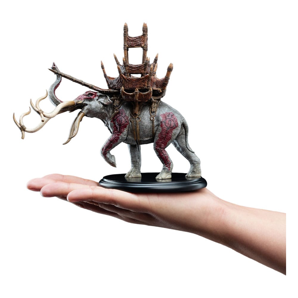 Lord of the Rings Mini Statue Mumak in Battle 17 cm - MangaShop.ro