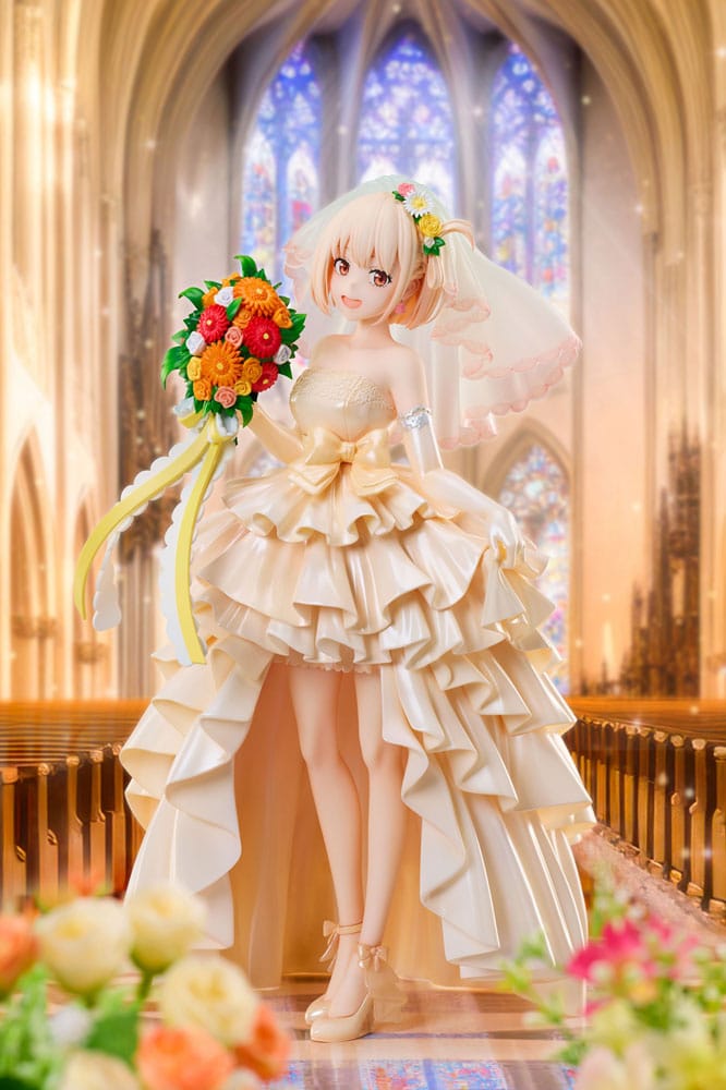 Lycoris Recoil PVC Statue 1/7 Chisato Nishikigi Wedding dress Ver. 26 cm - MangaShop.ro
