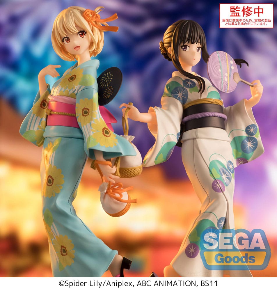 Lycoris Recoil Luminasta PVC Statue Chisato Nishikigi Festival in Yukata 19 cm - MangaShop.ro