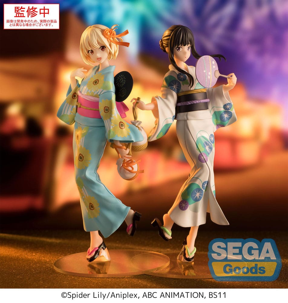 Lycoris Recoil Luminasta PVC Statue Takina Inoue Festival in Yukata 19 cm - MangaShop.ro