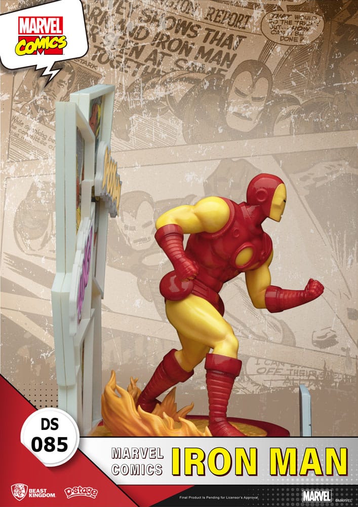 Marvel Comics D-Stage PVC Diorama Iron Man 16 cm - MangaShop.ro