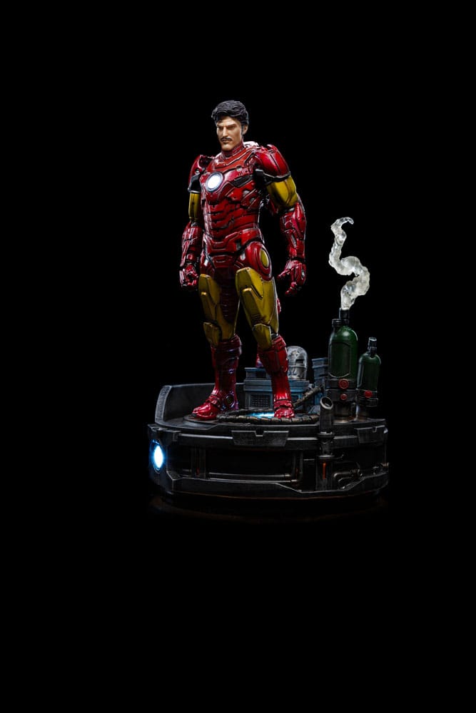 Marvel Deluxe Art Scale Statue 1/10 Iron Man Unleashed 23 cm - MangaShop.ro