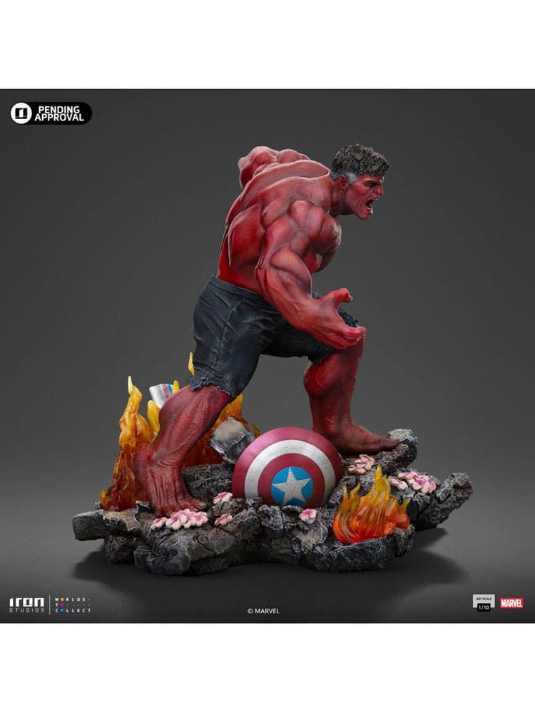 Marvel Art Scale Statue 1/10 Red Hulk 23 cm - MangaShop.ro