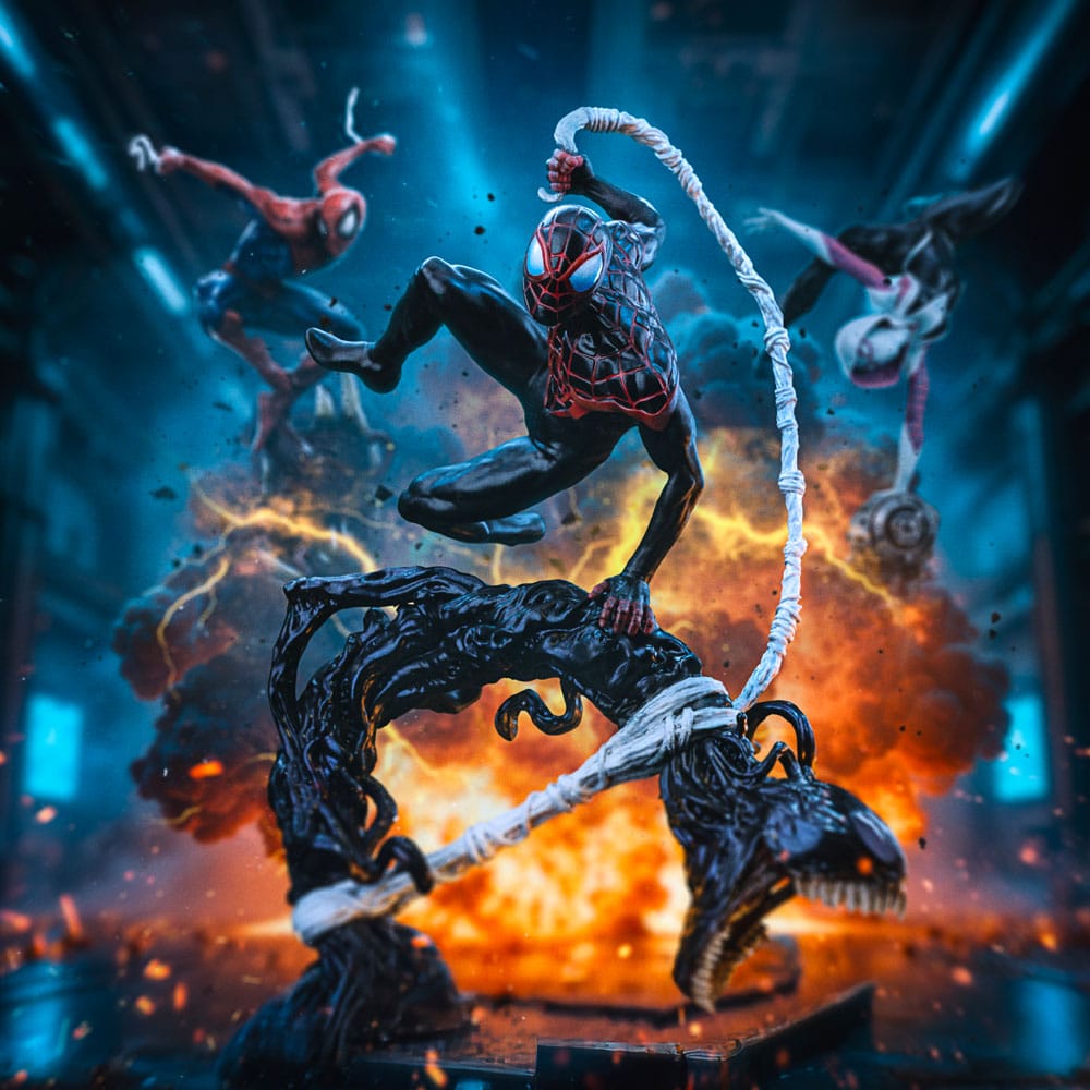 Spider-Man vs. Villains Diorama BDS Art Scale Statue 1/10 Miles Morales 32 cm - MangaShop.ro