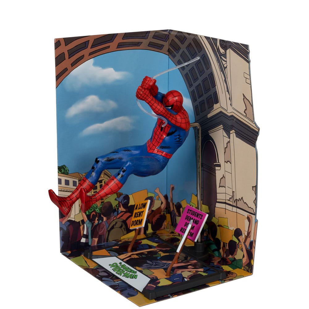 Marvel Collection PVC Statue 1/10 Spider-Man & Scene Gold Label (The Amazing Spider-Man #68) 15 cm - MangaShop.ro