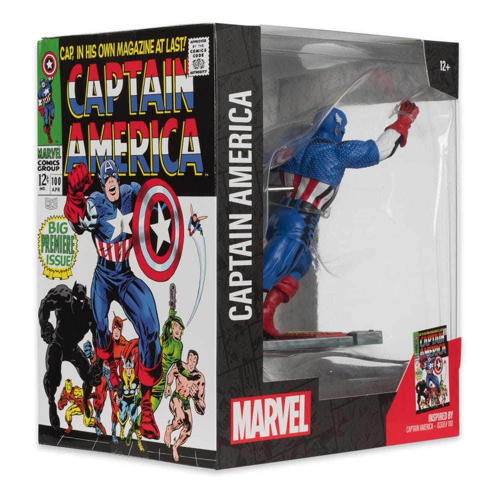 Marvel Collection PVC Statue 1/10 Captain America (Captain America #100) 12 cm - MangaShop.ro