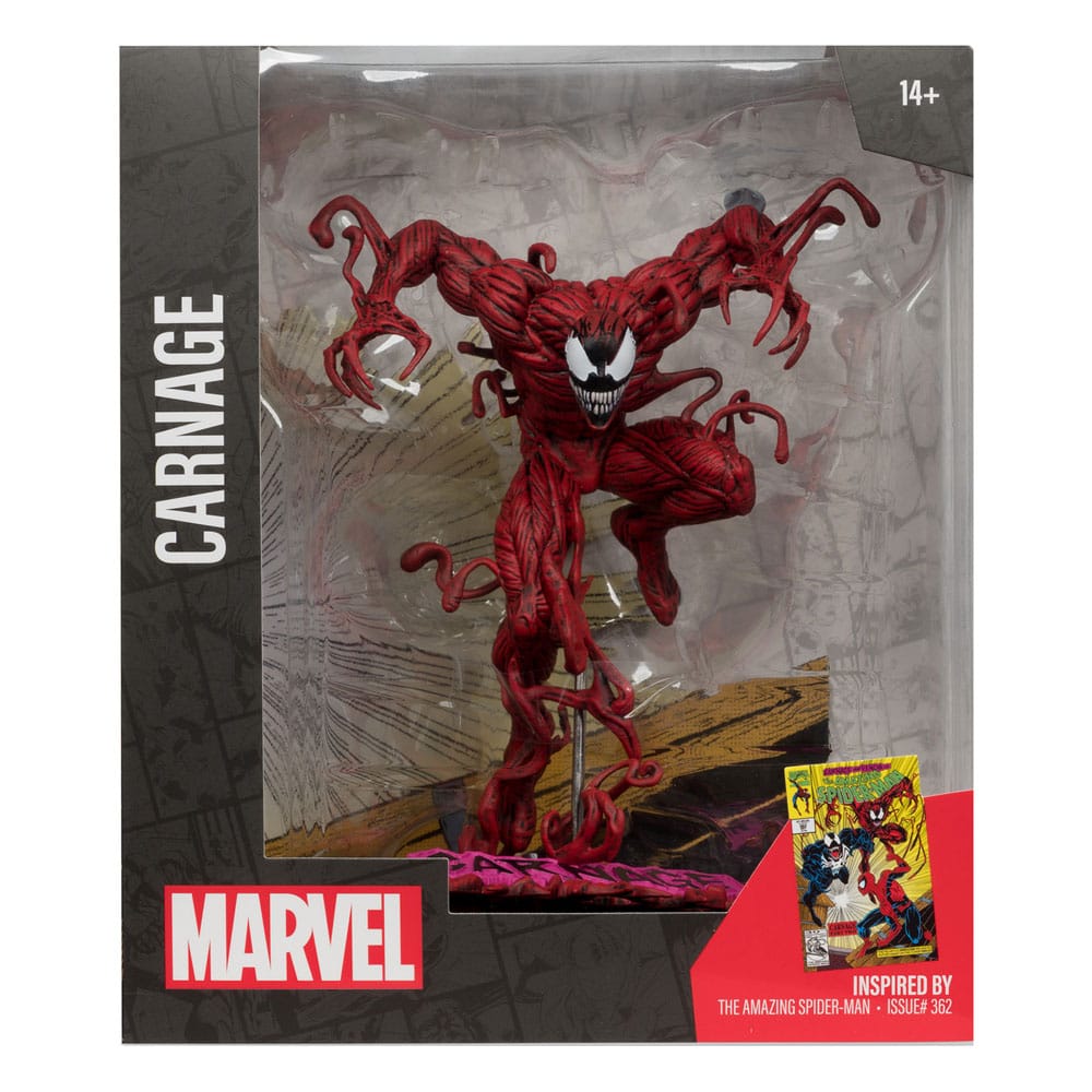 Marvel Collection PVC Statue 1/10 Carnage (The Amazing Spider-Man #362) 18 cm - MangaShop.ro