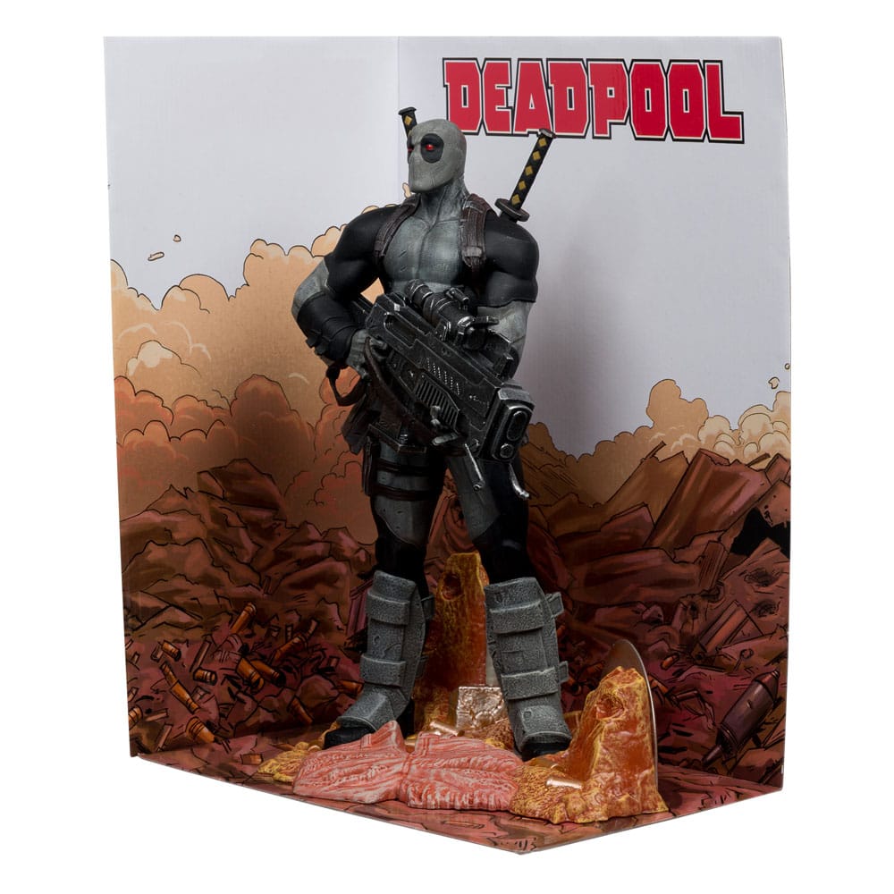Marvel Collection PVC Statue 1/6 Deadpool (Deadpool #1)(Grey Suit Chase) 27 cm - MangaShop.ro
