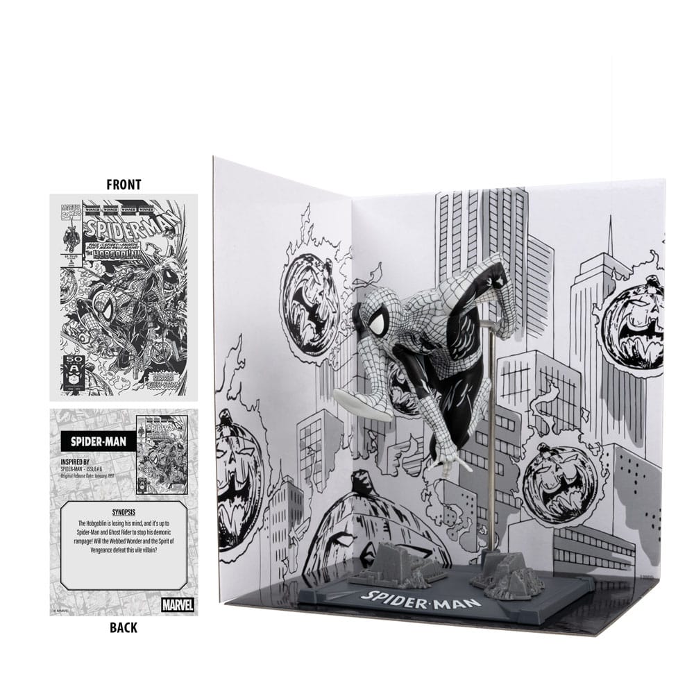 Marvel Collection PVC Statue 1/10 Spider-Man (Spider-Man #6)(Line Art)(Gold Label) 10 cm - MangaShop.ro