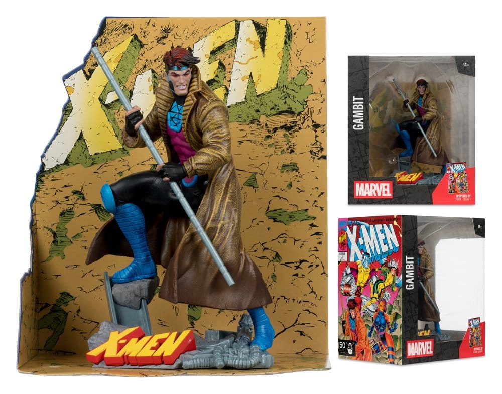 Marvel Collection PVC Statue 1/10 Gambit (X-Men #1) 18 cm - MangaShop.ro