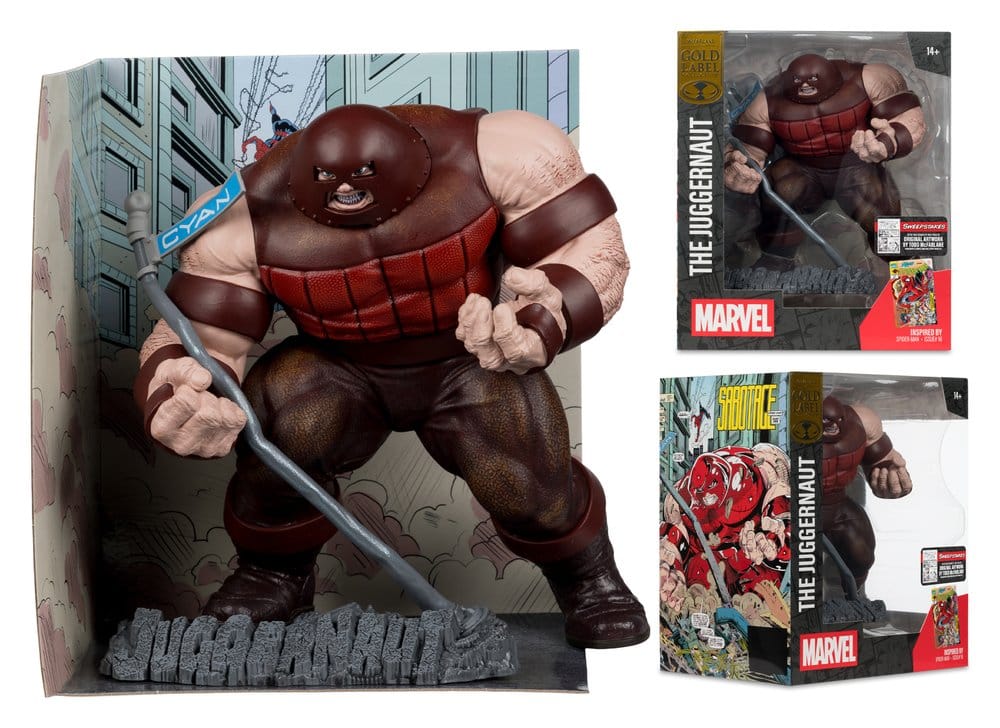 Marvel Collection PVC Statue 1/10 The Juggernaut (Spider-Man #16) Gold Label 17 cm - MangaShop.ro