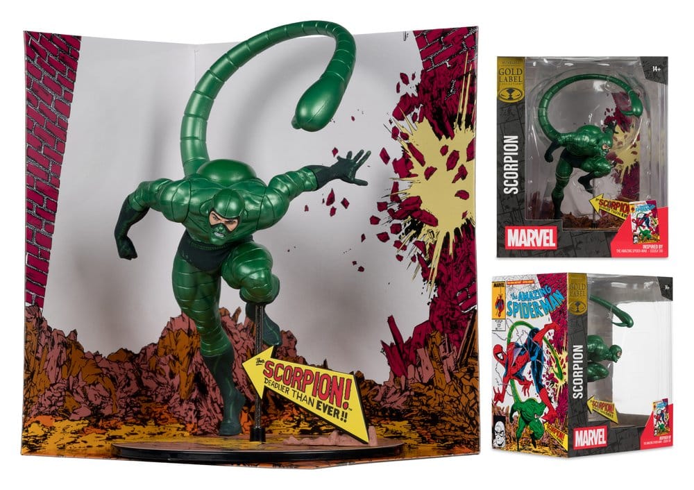 Marvel PVC Statue !/10 Scorpion (Metallic) (The Amazing Spider-Man #318) (Gold Label) 18 cm - MangaShop.ro