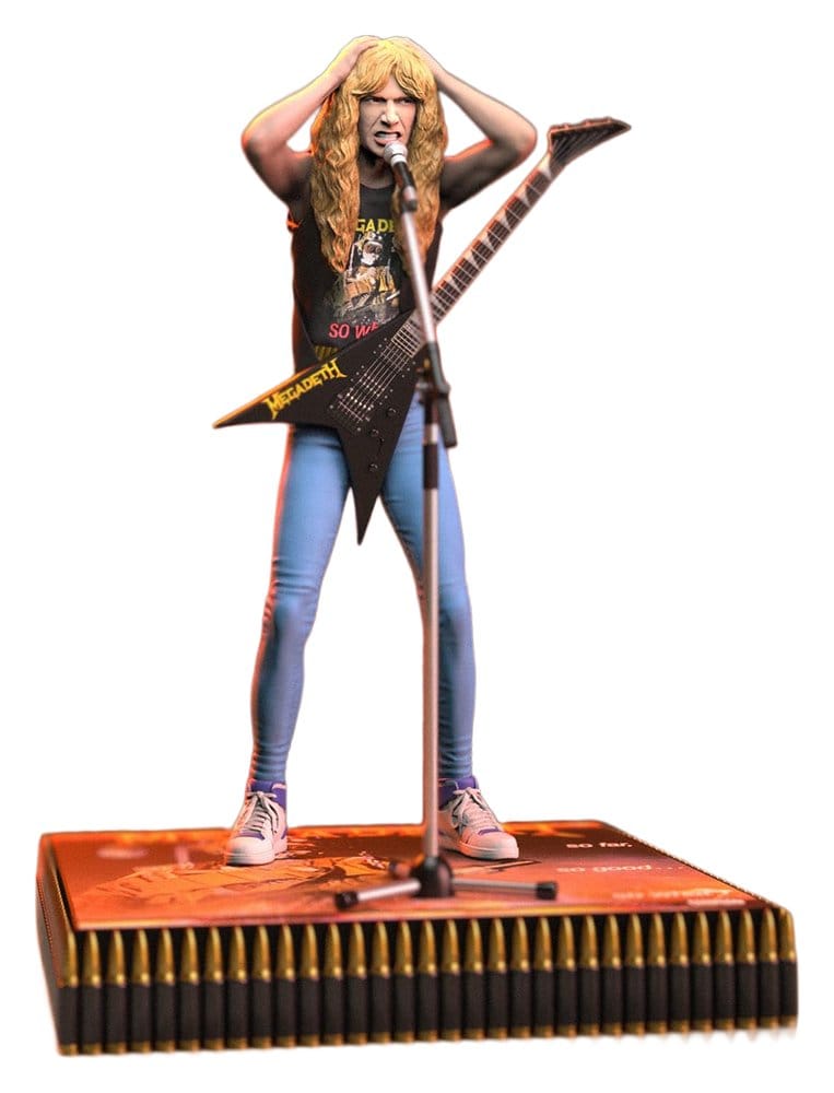 Megadeth Rock Iconz Statue Dave Mustaine II 22 cm - MangaShop.ro