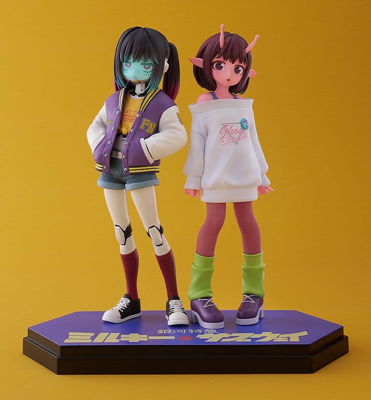Milky Subway The Galactic Limited Express Pop Up Parade PVC Figur Chiharu & Makina 15 cm - MangaShop.ro