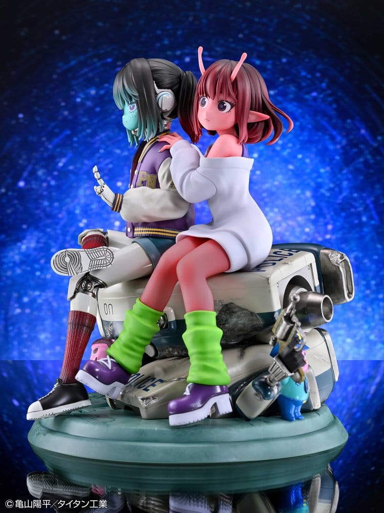 Milky Subway The Galactic Limited Express PVC Figures 2-Pack Chiharu & Makina 18 cm - MangaShop.ro