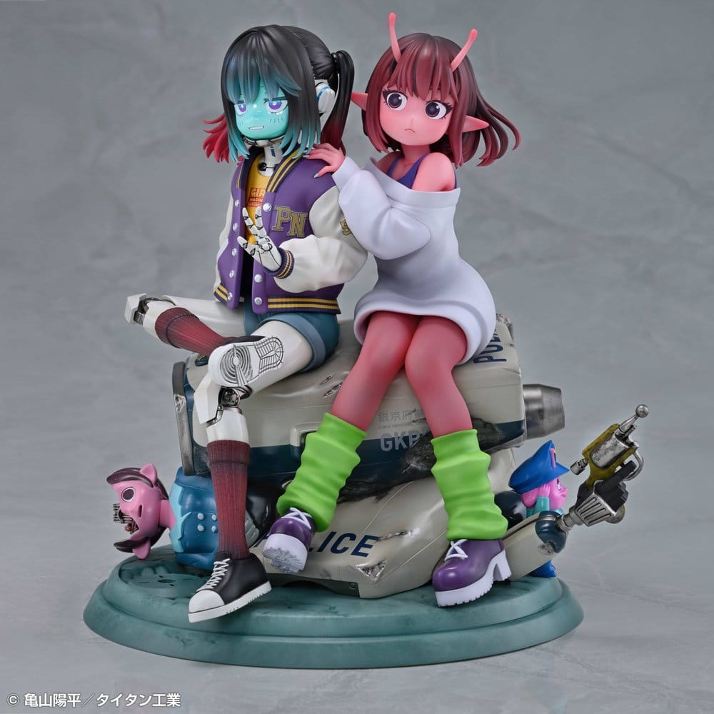 Milky Subway The Galactic Limited Express PVC Figures 2-Pack Chiharu & Makina 18 cm - MangaShop.ro