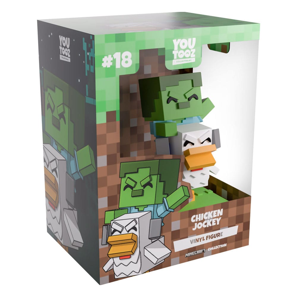 Minecraft Vinyl Figure Chicken Jockey 12 cm - MangaShop.ro