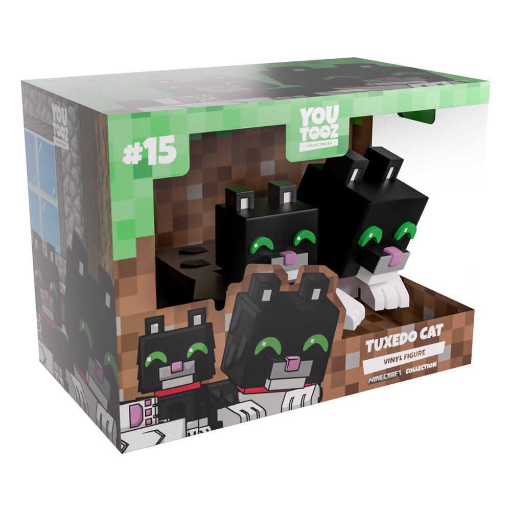 Minecraft Vinyl Figure Tuxedo Cat 6 cm - MangaShop.ro